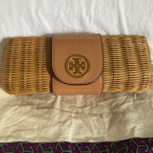 Tory Burch Rattan Clutch